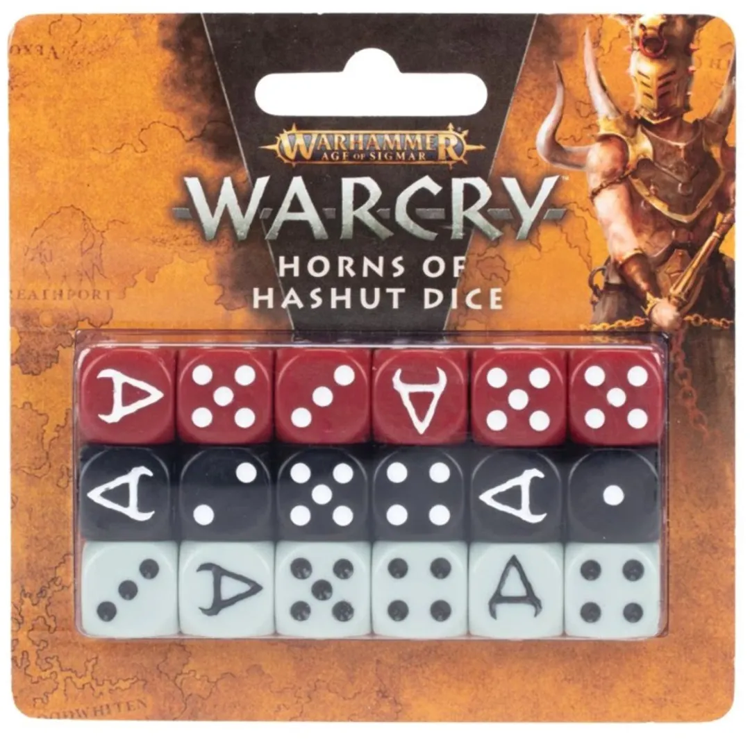 Games Workshop Warcry Horns of Hashut Dobbelsteen