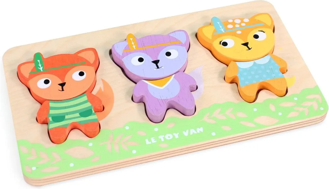 Le Toy Van Little Fox Puzzle 3-delig