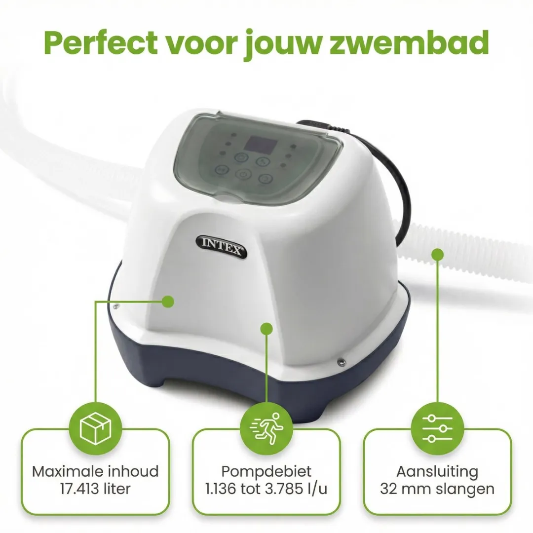 Intex QS400 Zoutwatersysteem 17.413L - 32mm