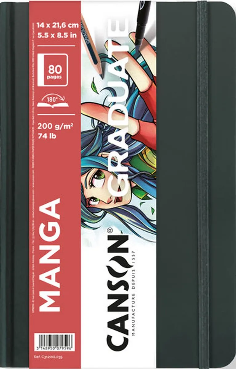 Canson Tekenboek Manga Hardcover 140x216mm