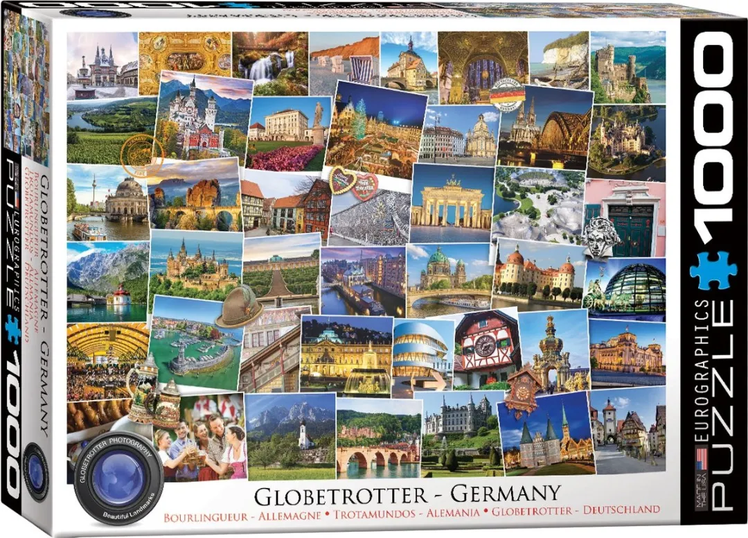 Eurographics Germany Globetrotter Puzzel 1000 Stuks