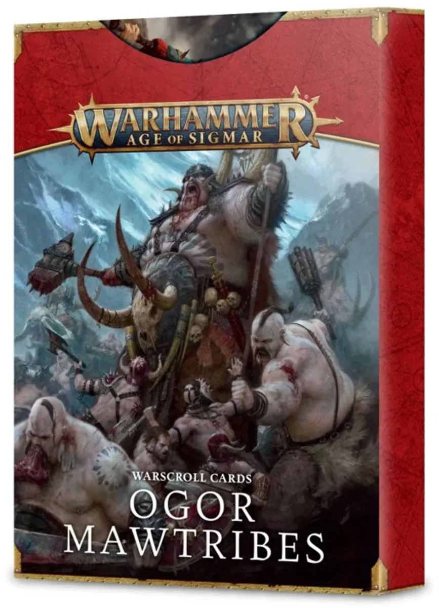 Games Workshop Ogor Mawtribes Warscroll Kaarten
