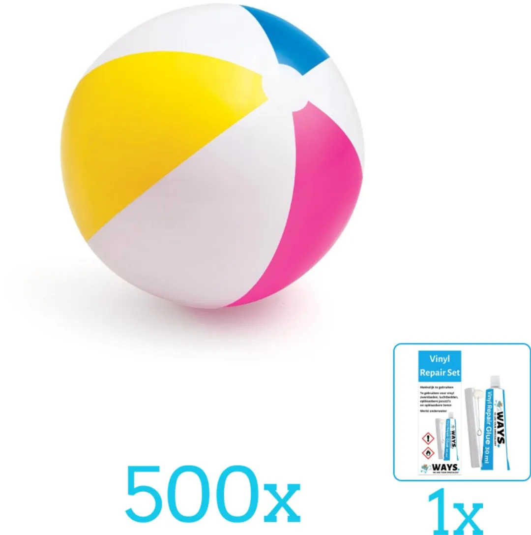 Intex Opblaasbare Strandbal Glossy 61cm