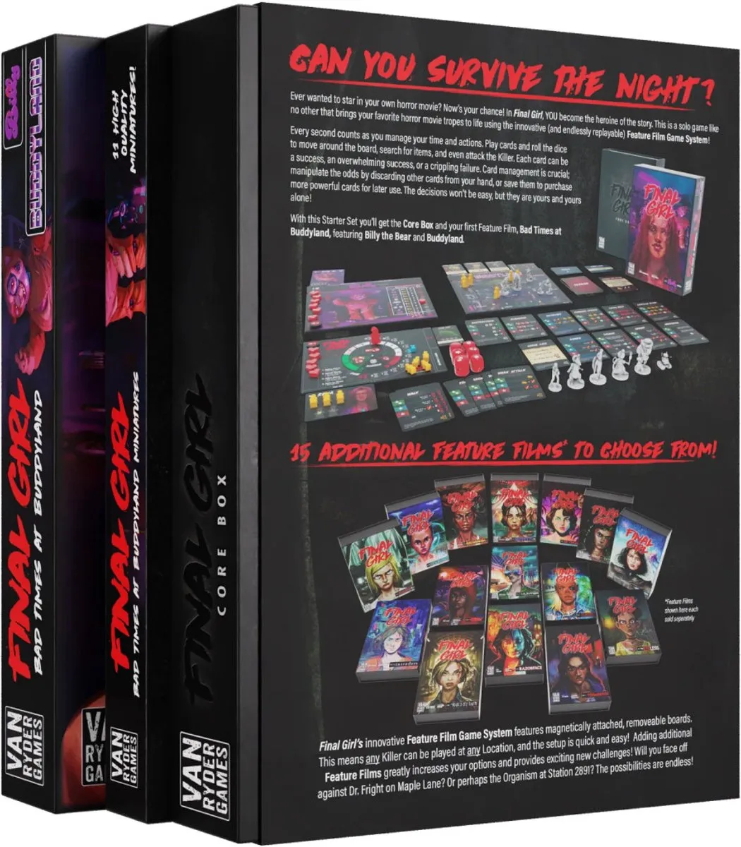 Van Ryder Games Final Girl Premium Starter Set Bad Times at Buddyland