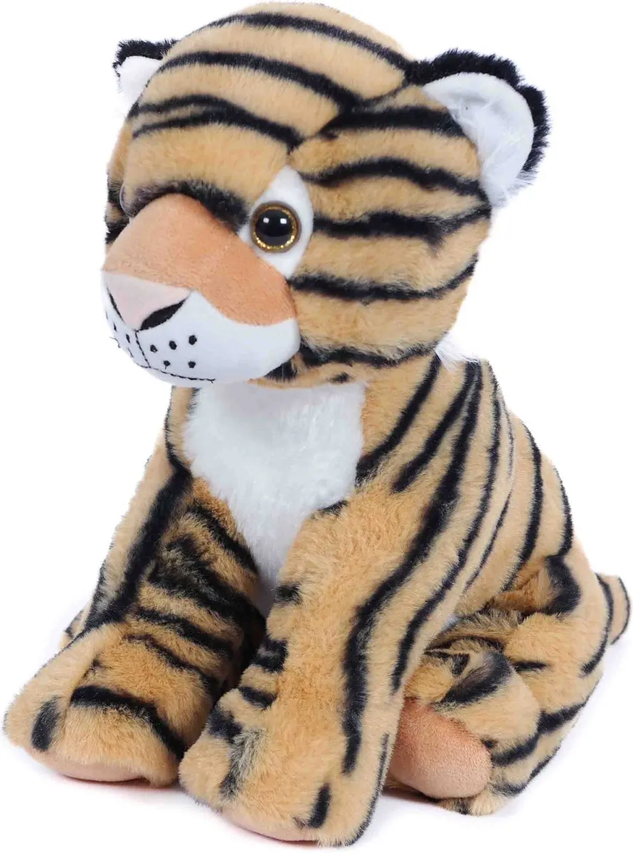 PIA Soft Toys Pluche Tijger - 28 cm - Bruin