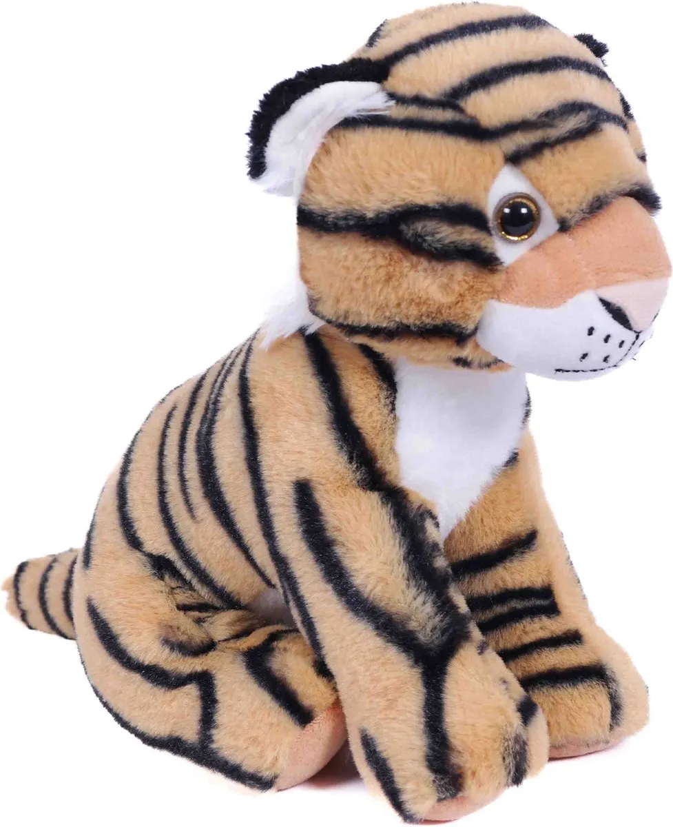 PIA Soft Toys Pluche Tijger - 28 cm - Bruin