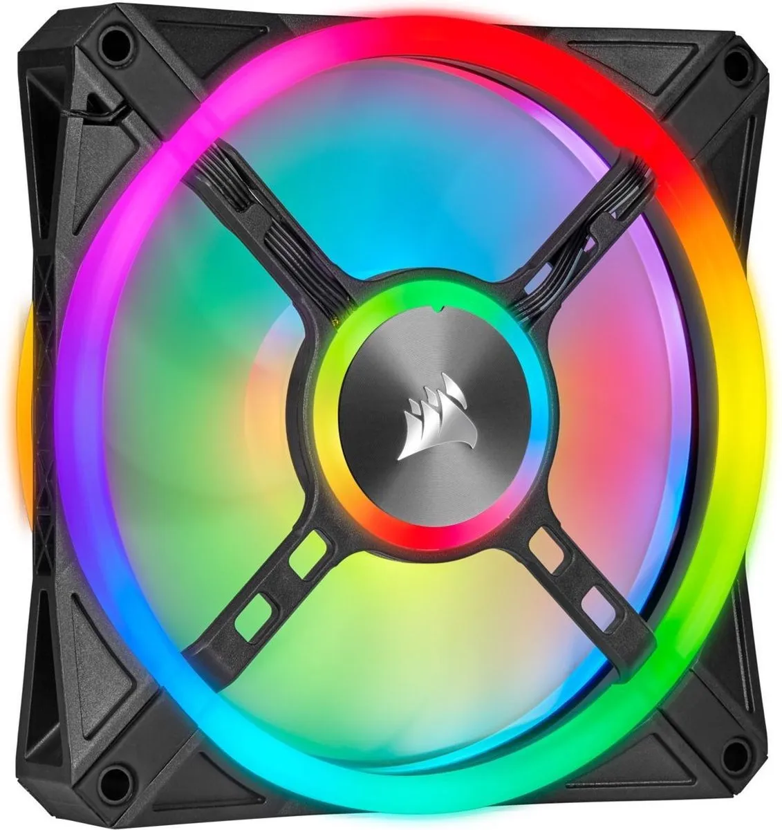 Corsair QL140 RGB Box Ventilator 2x140mm - Zwart