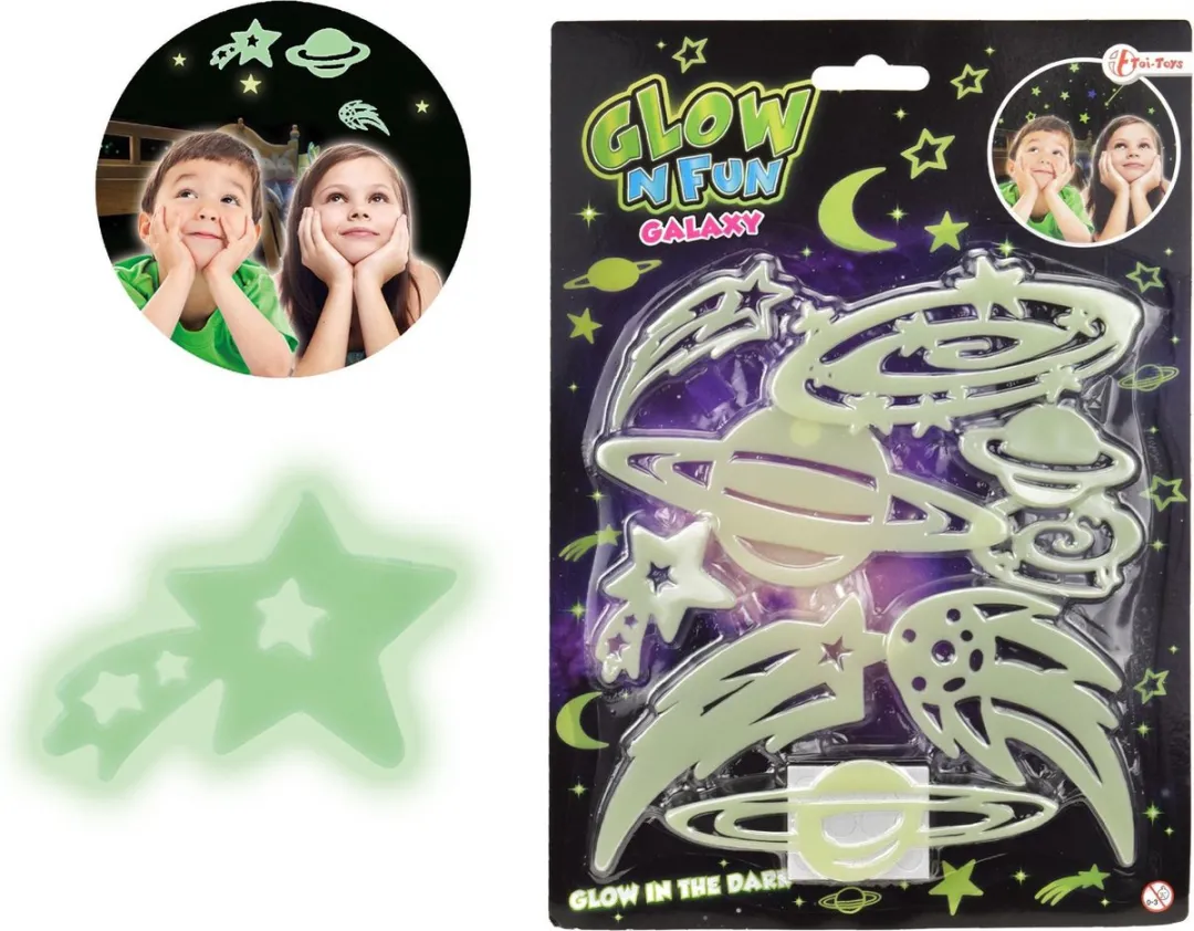 Toi-Toys Glow In The Dark Planetenstickers
