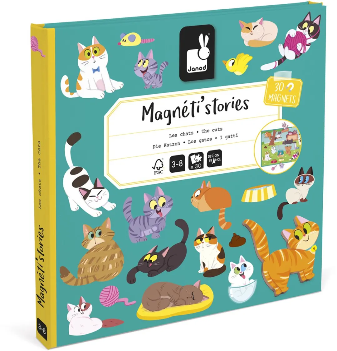 Janod Magneti Stories Katten