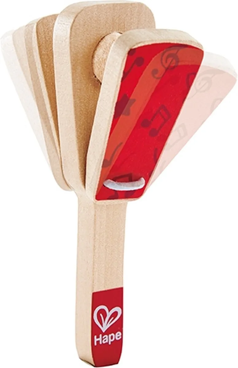 Hape Rhythmus-Set - Klepper Ratels Stokje - Veelkleurig - afbeelding 5 van 6