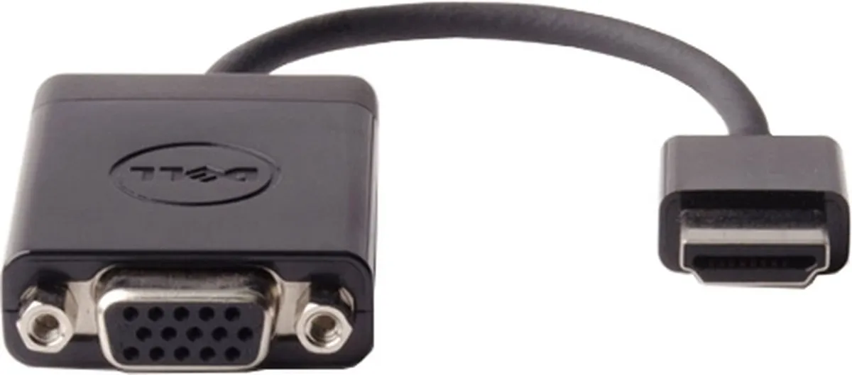 Dell DAUBNBC084 Adapter HDMI naar VGA - Zwart