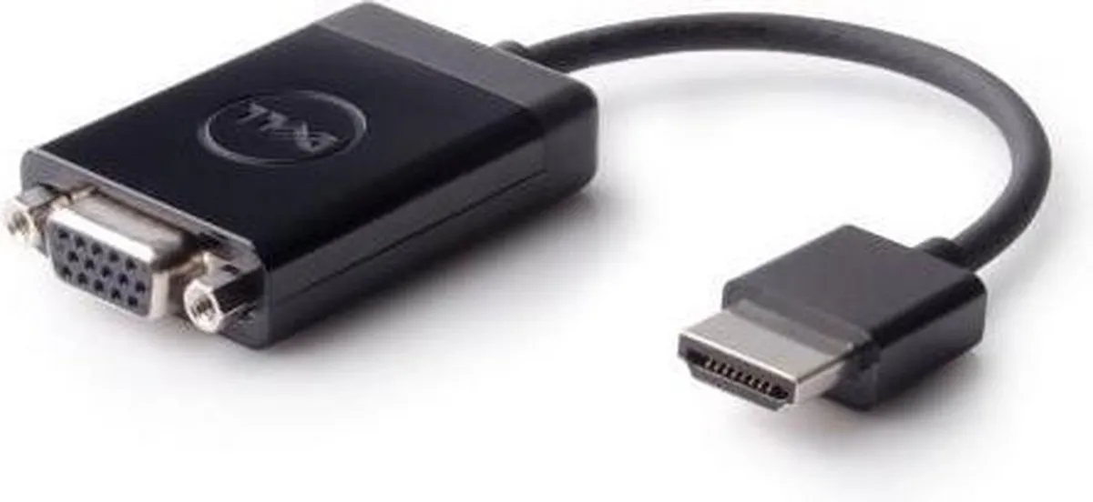 Dell DAUBNBC084 Adapter HDMI naar VGA - Zwart