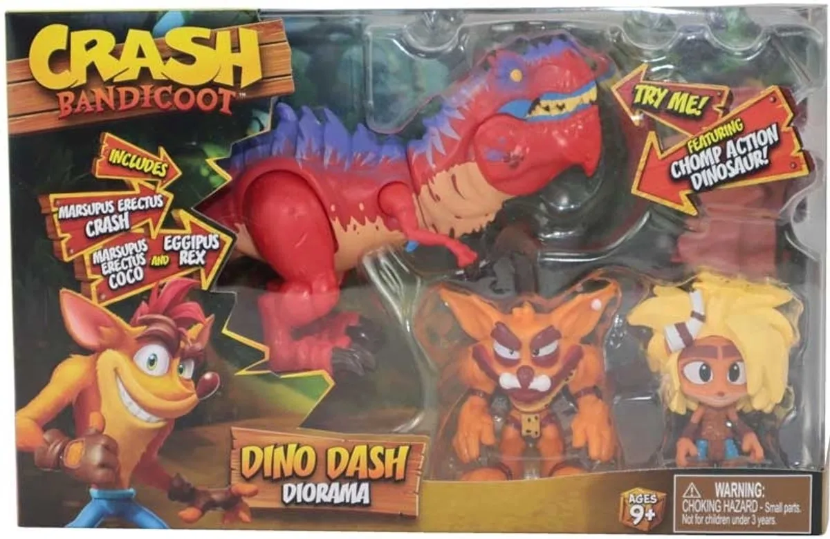 Bandai Crash Bandicoot Dino Dash Dorama