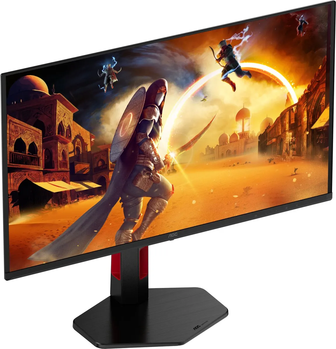 AOC G4 Q27G4ZDR Gaming Monitor 27" - 2x HDMI 2.1 - Zwart/Rood