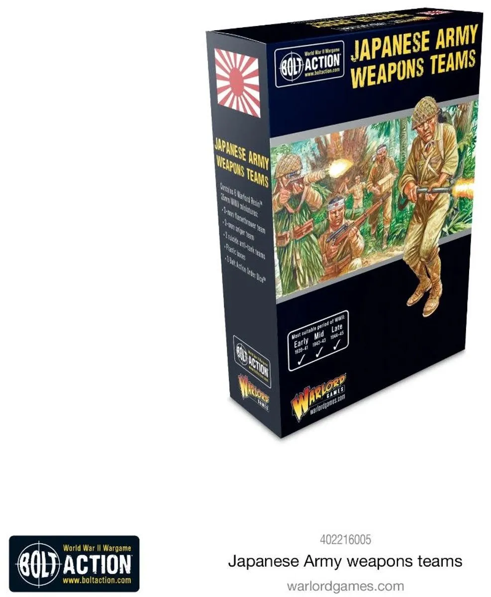 Warlord Games Japanese Army Weapons Teams