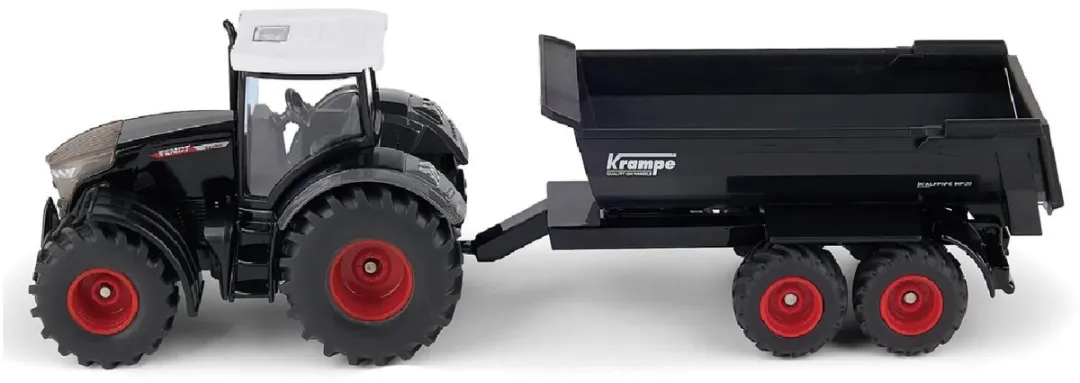 SIKU Fendt Tractor met Krampe Aanhangwagen 1:50 SK2001