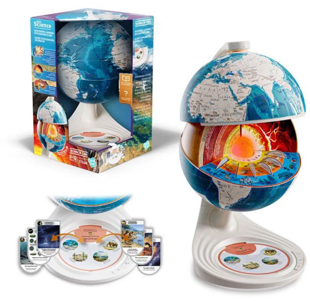 Canal Toys COS 003 Educatieve Globe 3D - Quizfunctie
