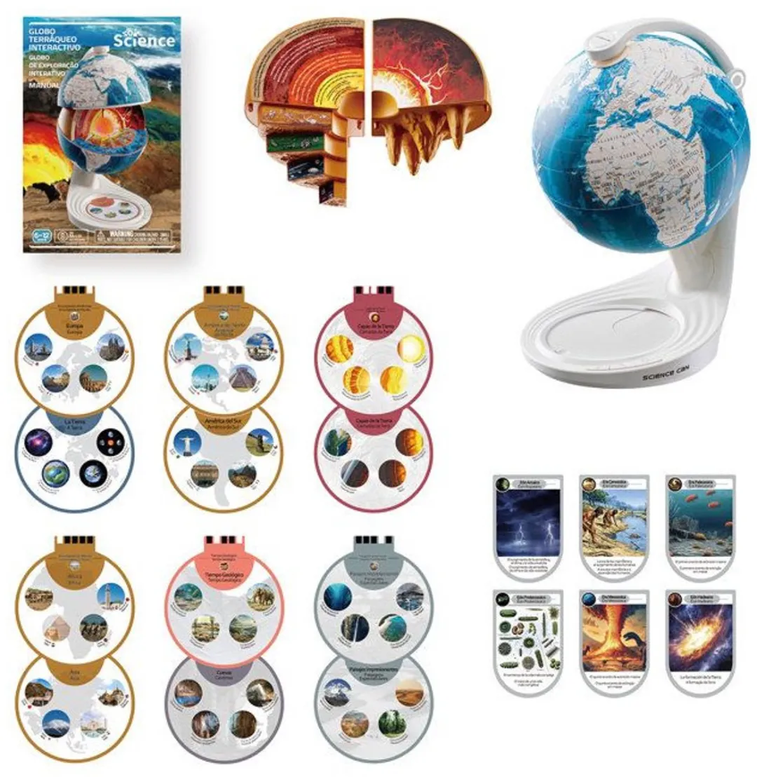 Canal Toys COS 003 Educatieve Globe 3D - Quizfunctie