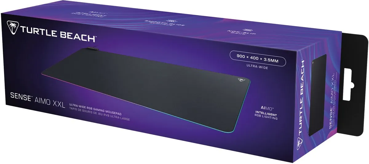 Turtle Beach Sense AIMO XXL Gamemuismat - Zwart