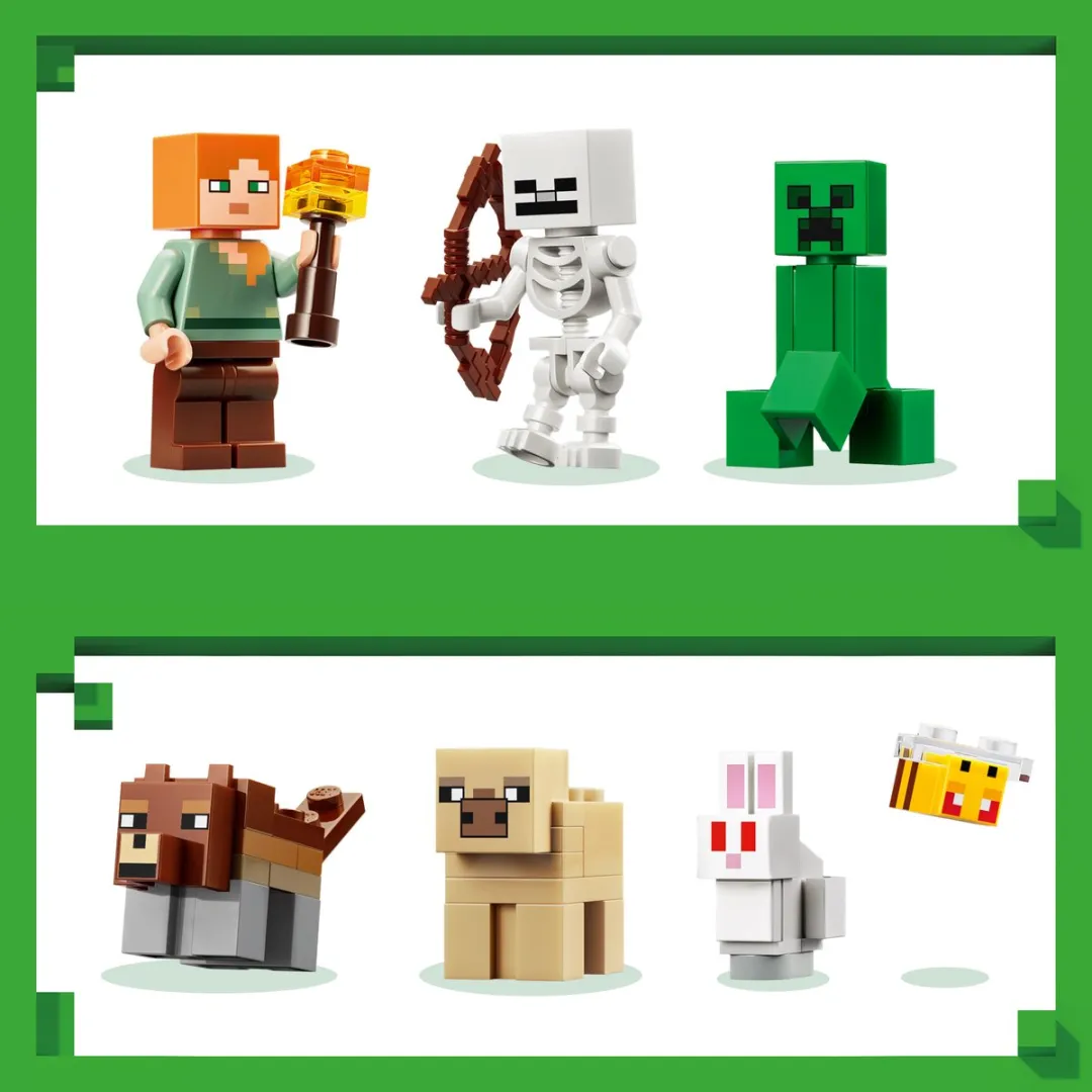 LEGO Minecraft 21593 Eerste Nacht Avontuur - 301 Stukken