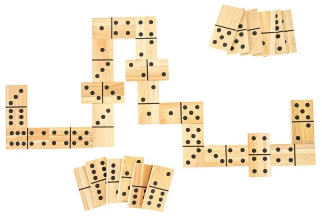 TP Toys Wooden Giant Dominos - 28 Stenen
