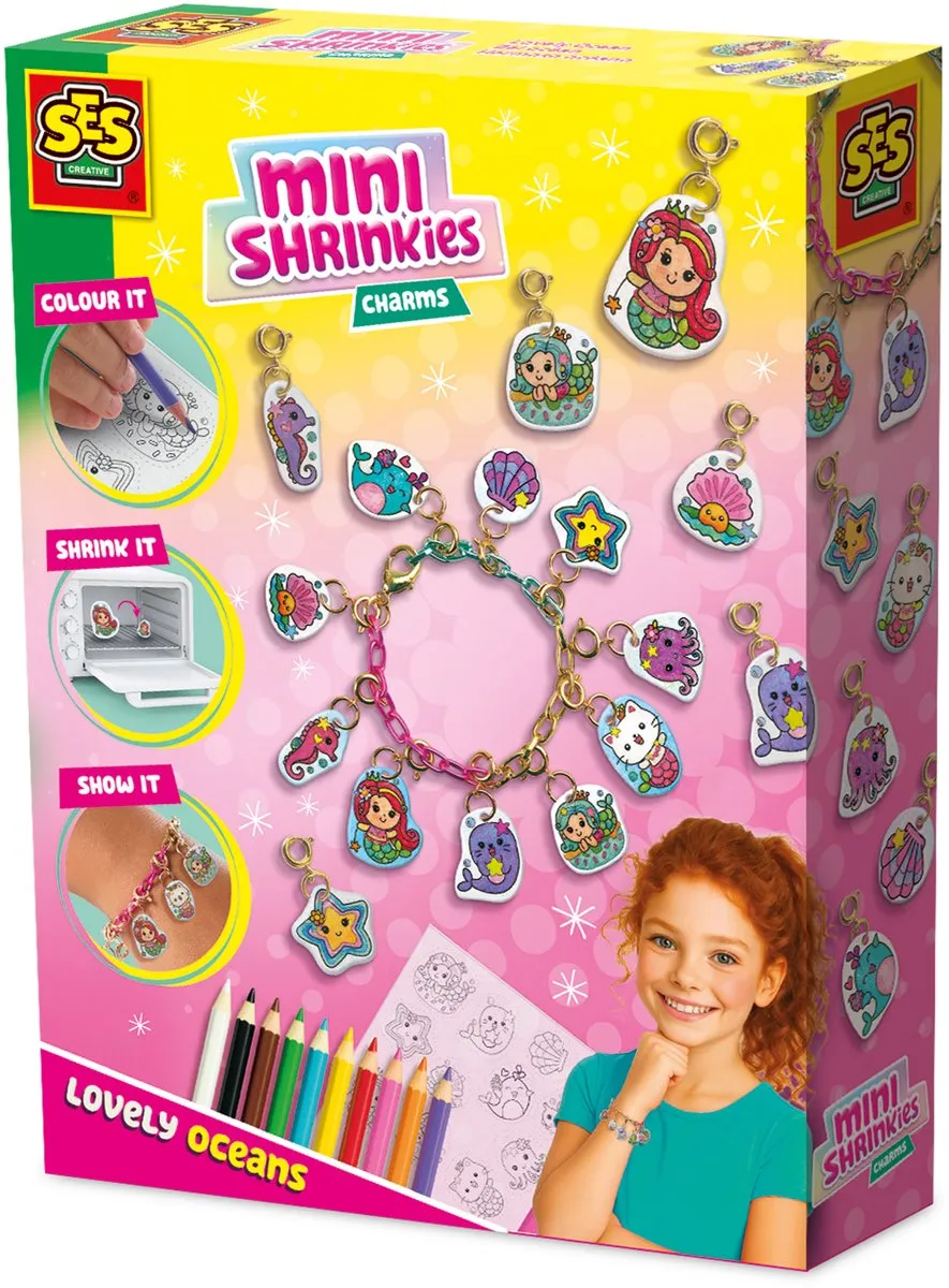 SES Creative Mini Shrinkies Lovely Ocean Bedelarmband