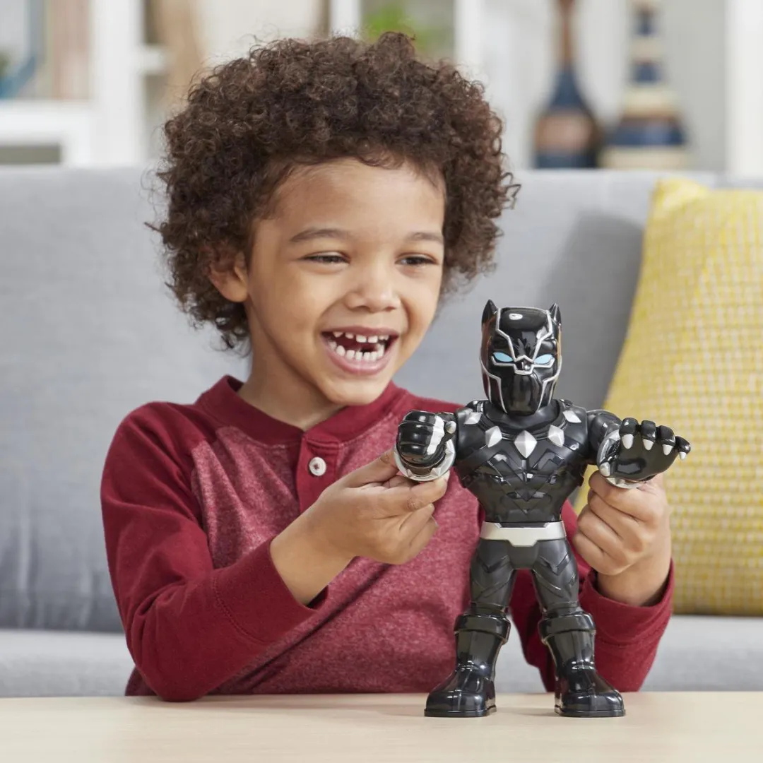 Marvel Super Hero Adventures Black Panther Mega Mighties Speelfiguur 25cm - E4151ES1