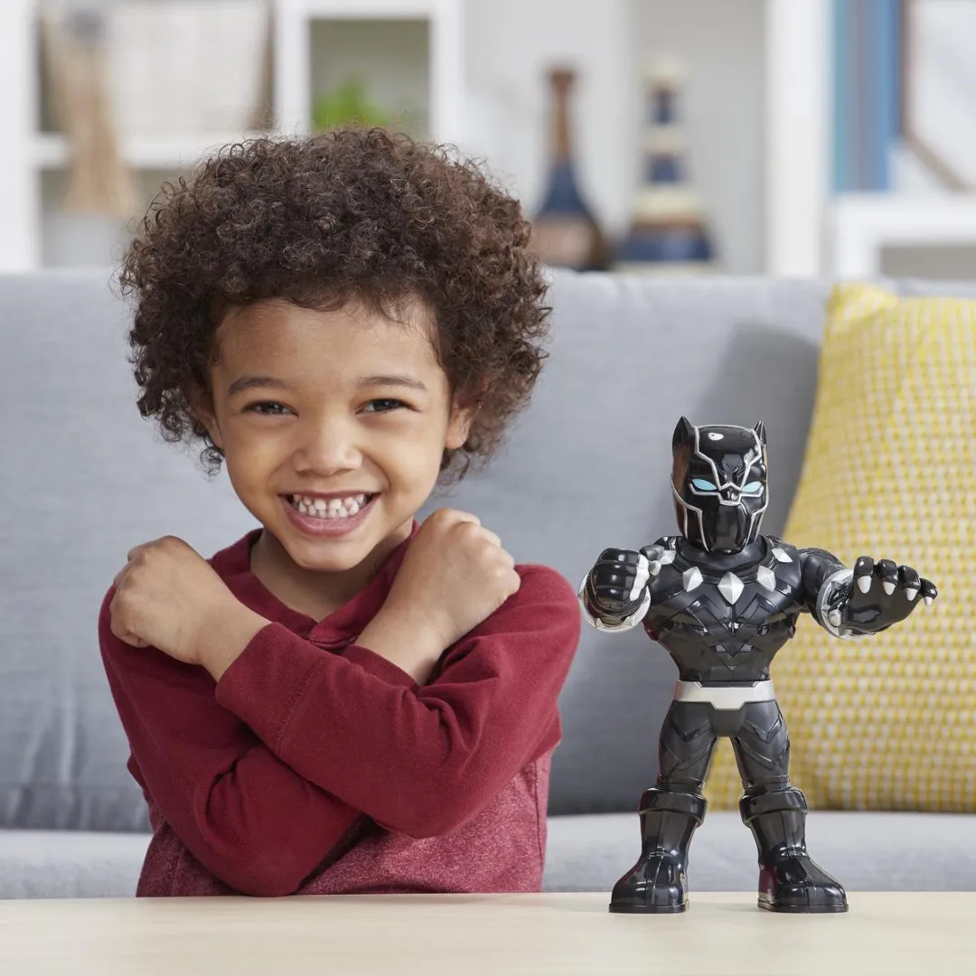 Marvel Super Hero Adventures Black Panther Mega Mighties Speelfiguur 25cm - E4151ES1