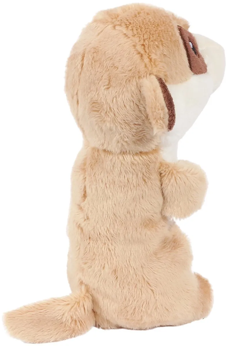 PIA Soft Toys Stokstaartje Pluche 15cm - Crème/Bruin