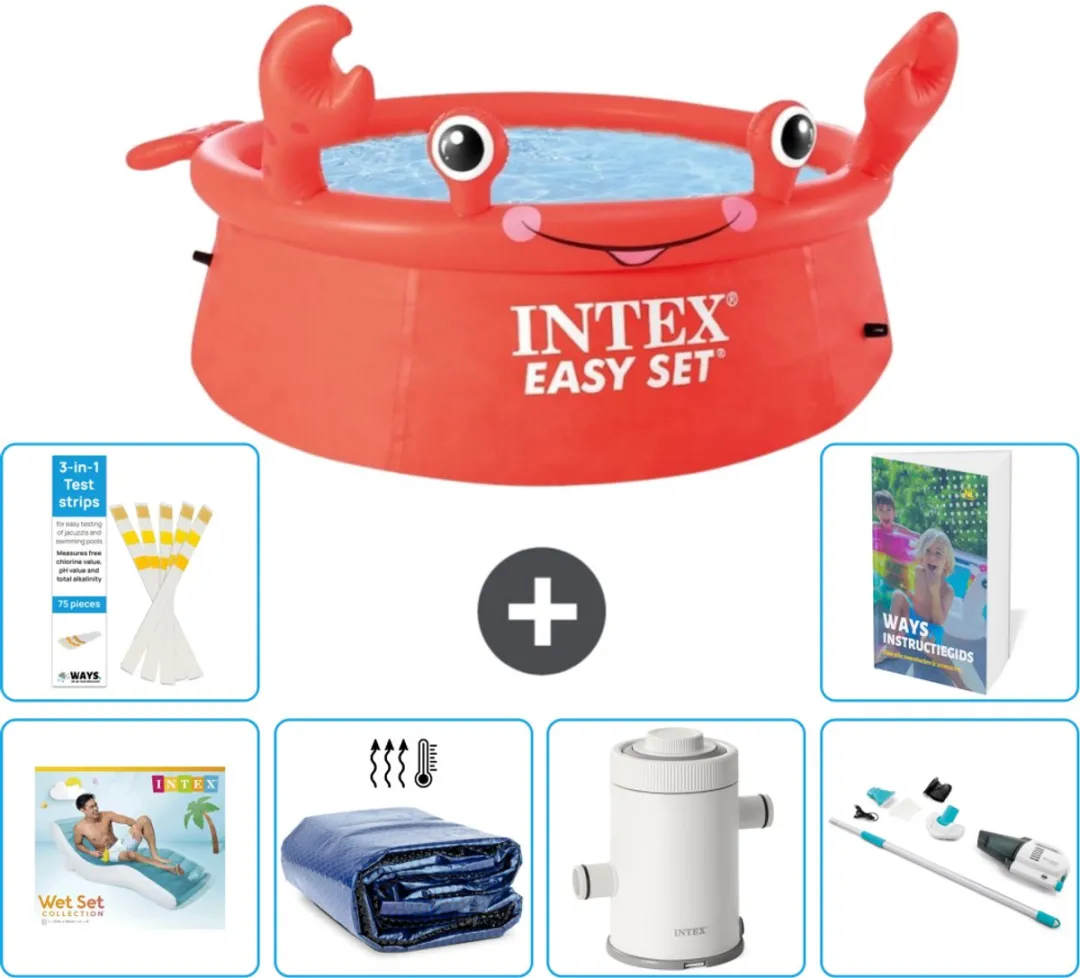 Intex Easy Set Zwembad 183x51cm Rood