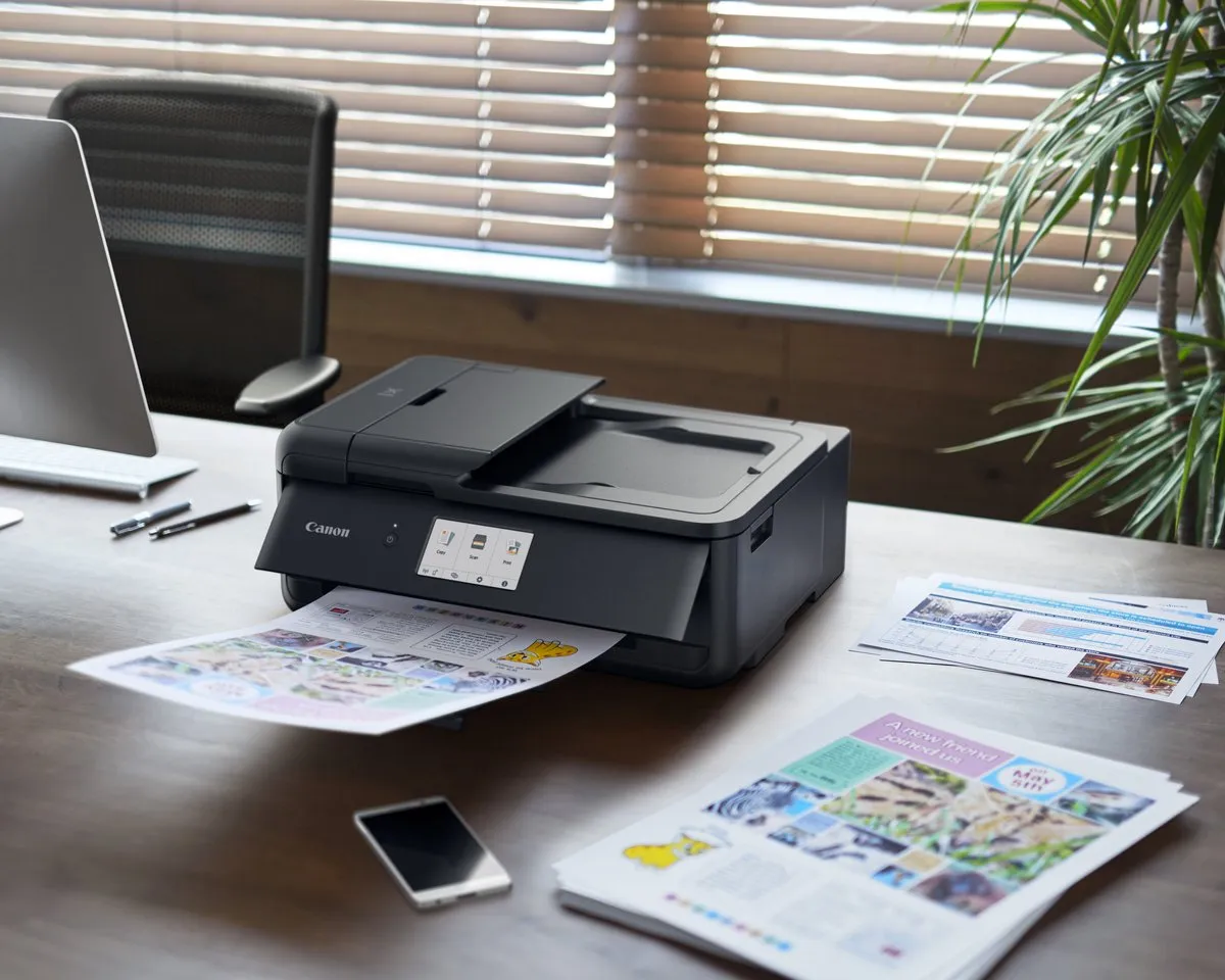 Canon PIXMA TS9550A All-in-One Inkjetprinter - 5 Kleuren - Zwart