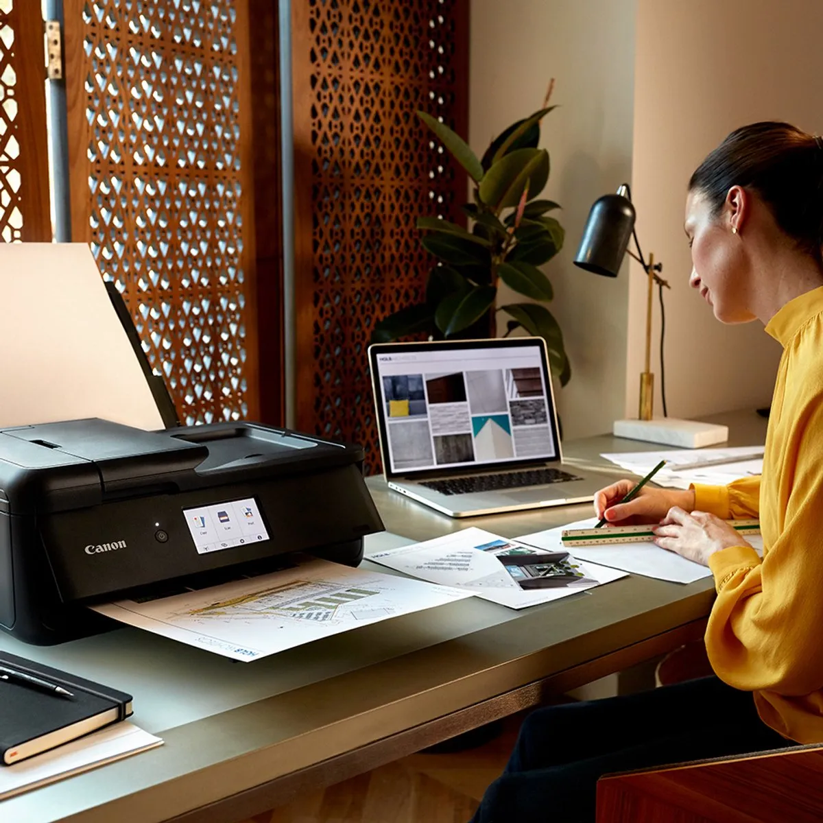 Canon PIXMA TS9550A All-in-One Inkjetprinter - 5 Kleuren - Zwart