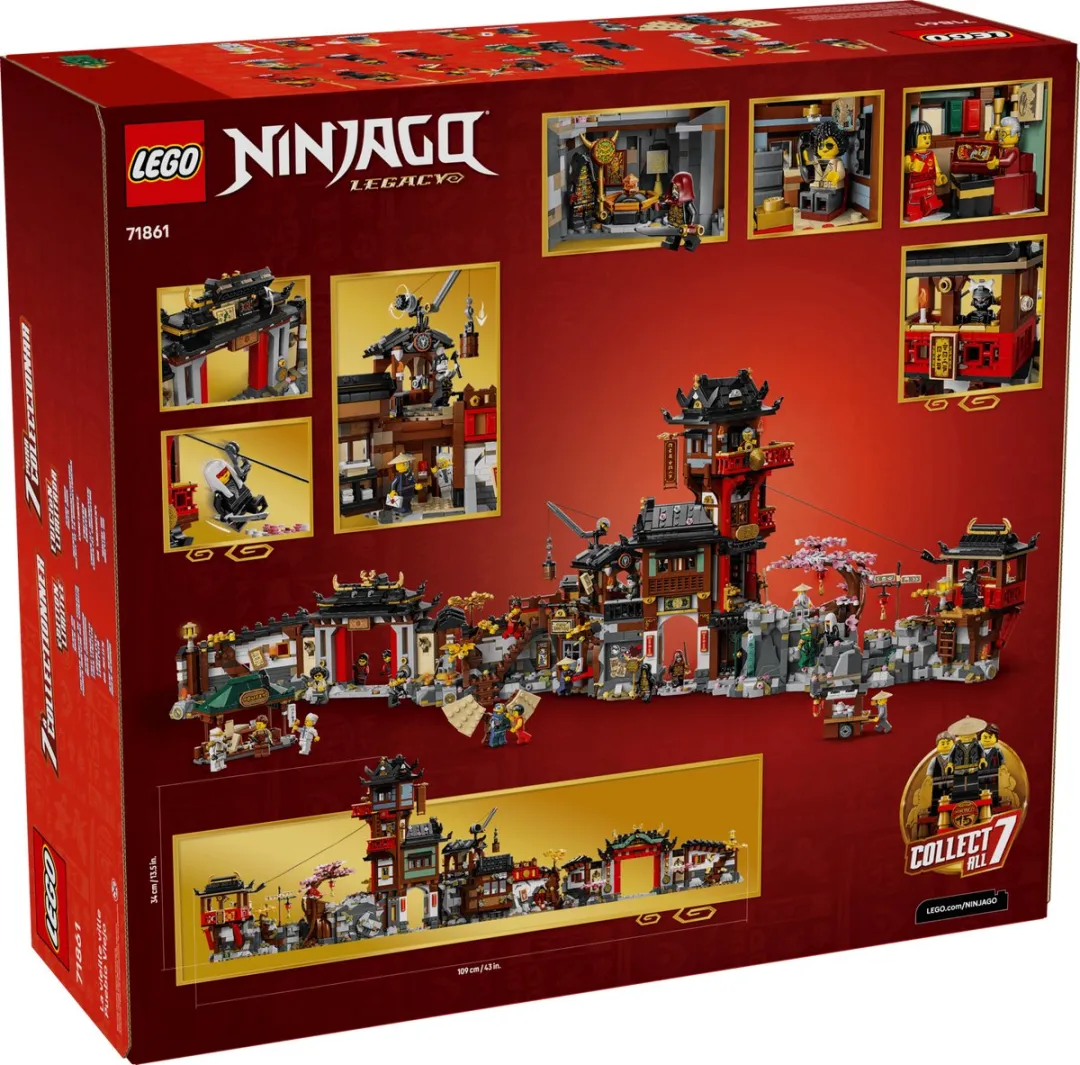 LEGO Ninjago 71861 De Oude Stad - 23 Minifiguren 4851 Stukken
