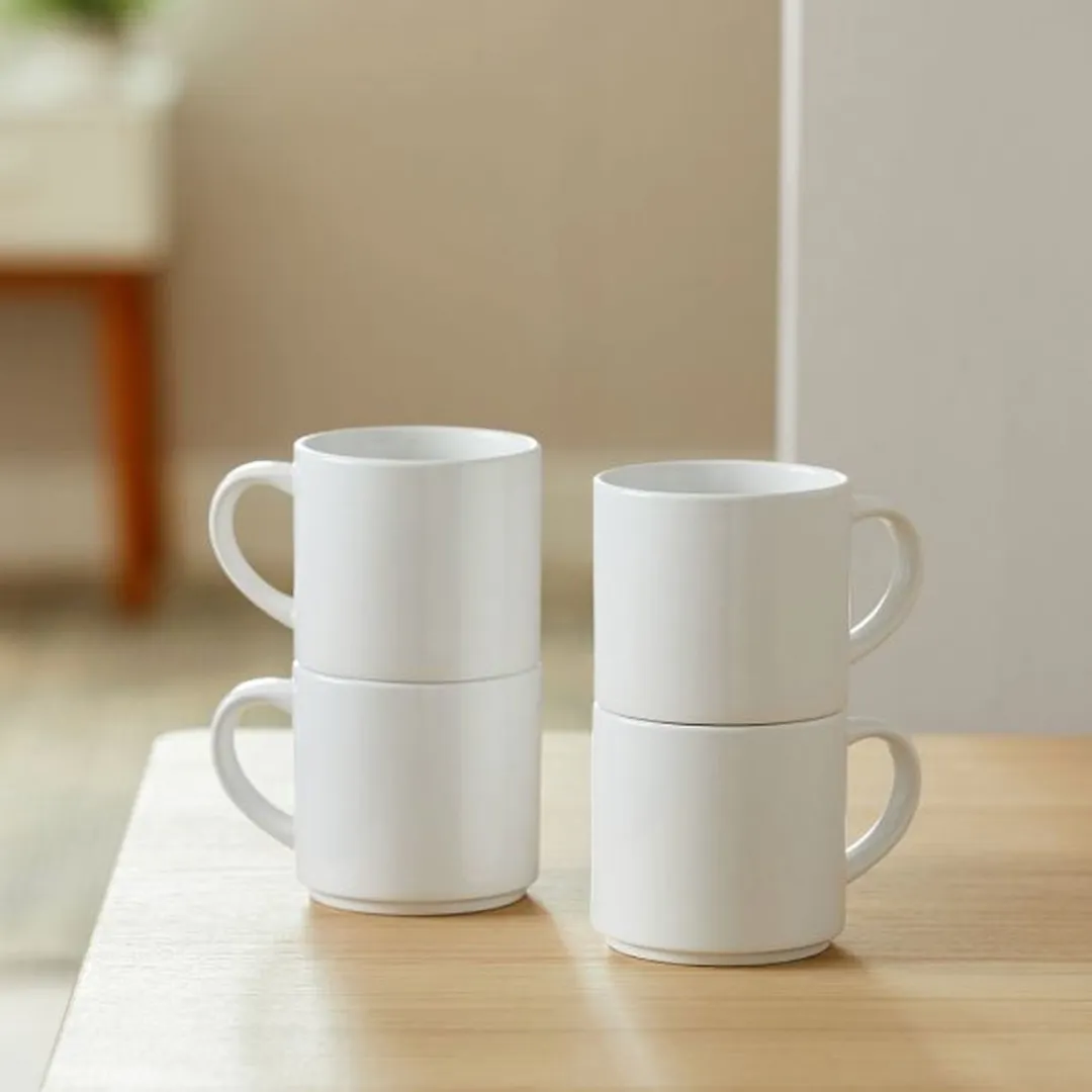 Cricut Mok 300ml - Wit - 4 Stuks