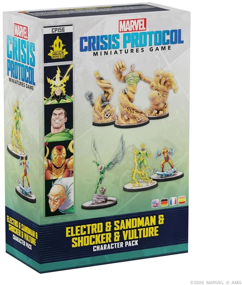 Atomic Mass Games Marvel Electro Sandman Shocker Vulture AMCP156