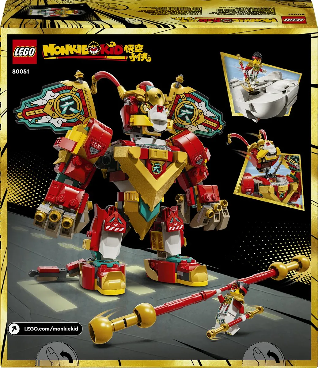 LEGO Monkie Kid Mini Mech 80051 - Bouwpakket 556 Stuks
