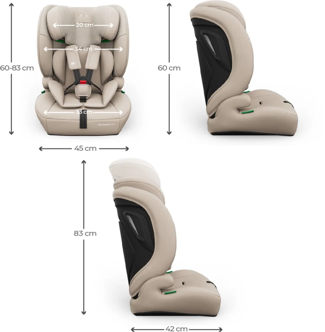KinderKraft COMFORT UP 2 PLUS Autostoel 76-150cm - Beige