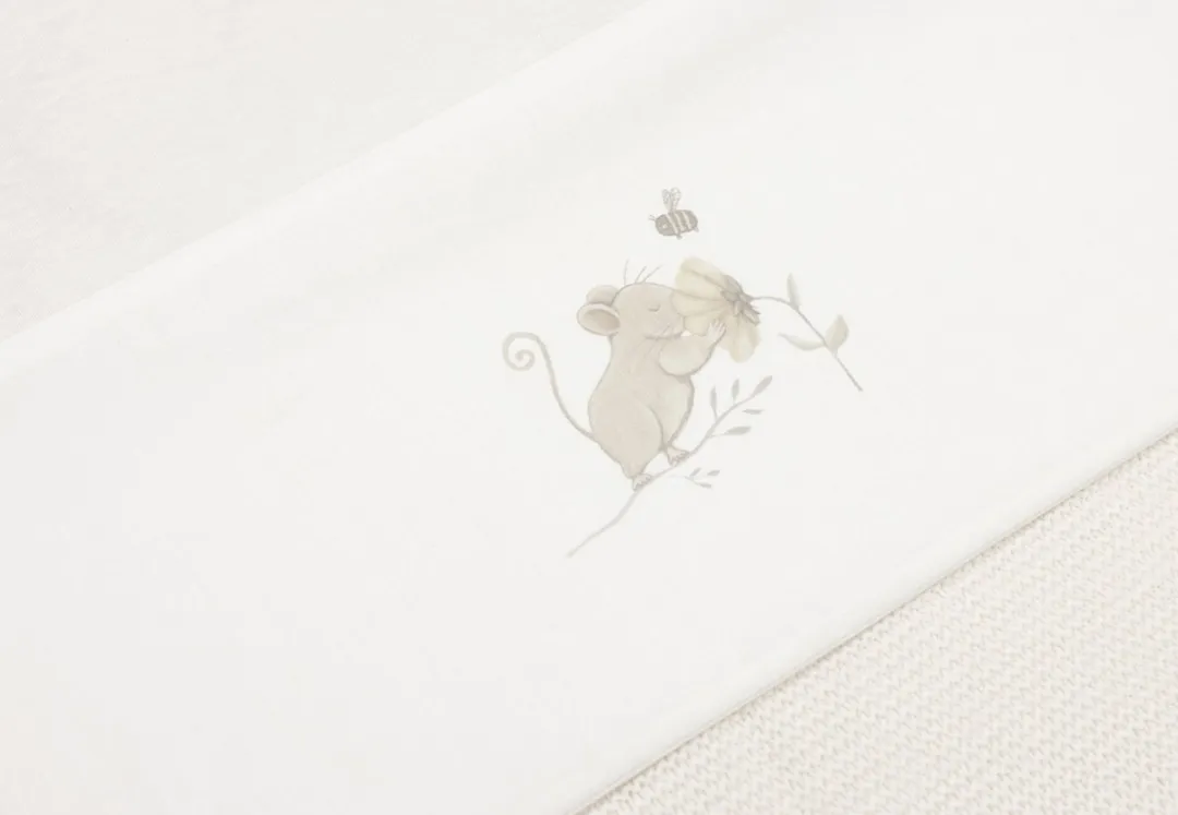 Jollein Baby Laken Ledikant 120x150cm Dreamy Mouse - Multicolor