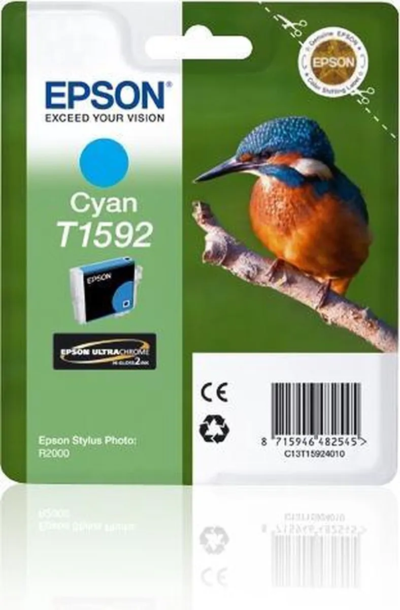 Epson T1592 Cyaan Inktcartridge - 17ml