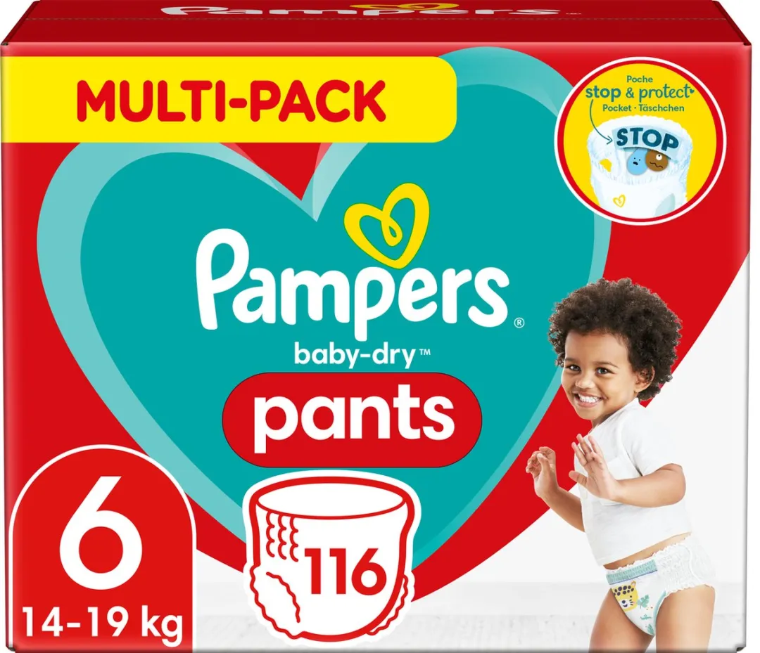 Pampers Baby-Dry Pants Maat 6