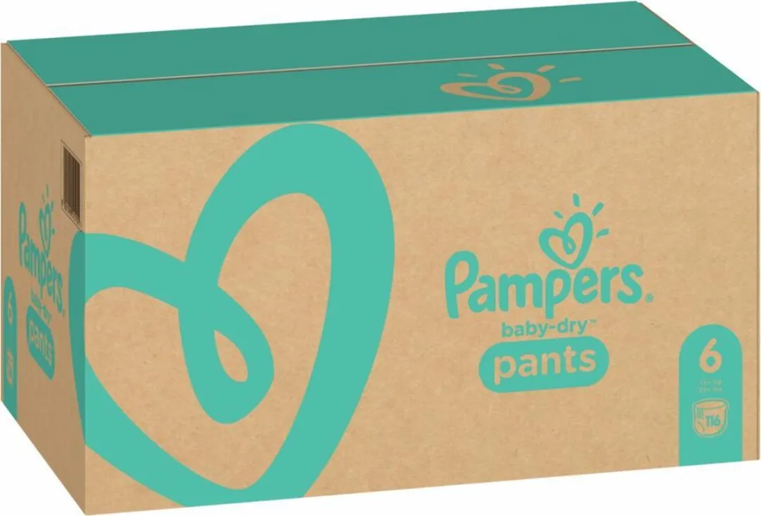 Pampers Baby-Dry Pants Maat 6 - 116 Stuks