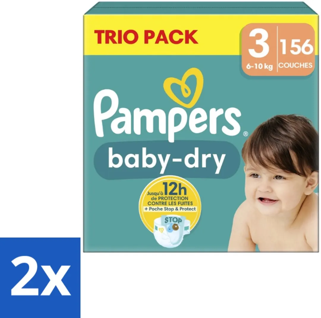Pampers Baby-Dry Maat 3 Luiers