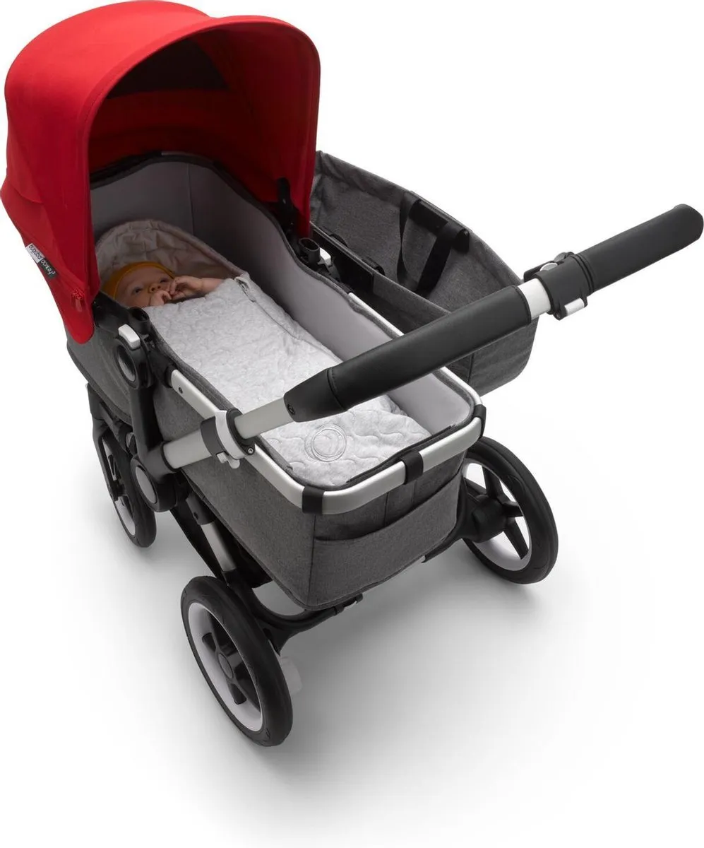Bugaboo Baby-Inzet Licht Gemêleerd Grijs