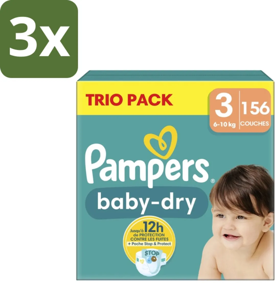Pampers Baby-Dry Maat 3 Luiers