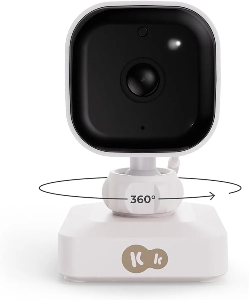 KinderKraft NITEEYE TRAVEL Babyfoon - 360° Camera - Nachtzicht - Temperatuursensor