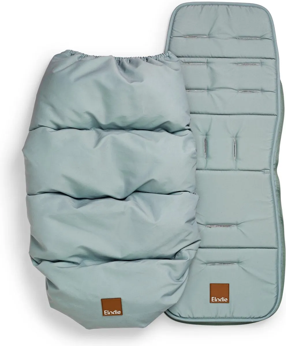 Elodie 2-in-1 Voetenzak Inlegkussen Pebble Green