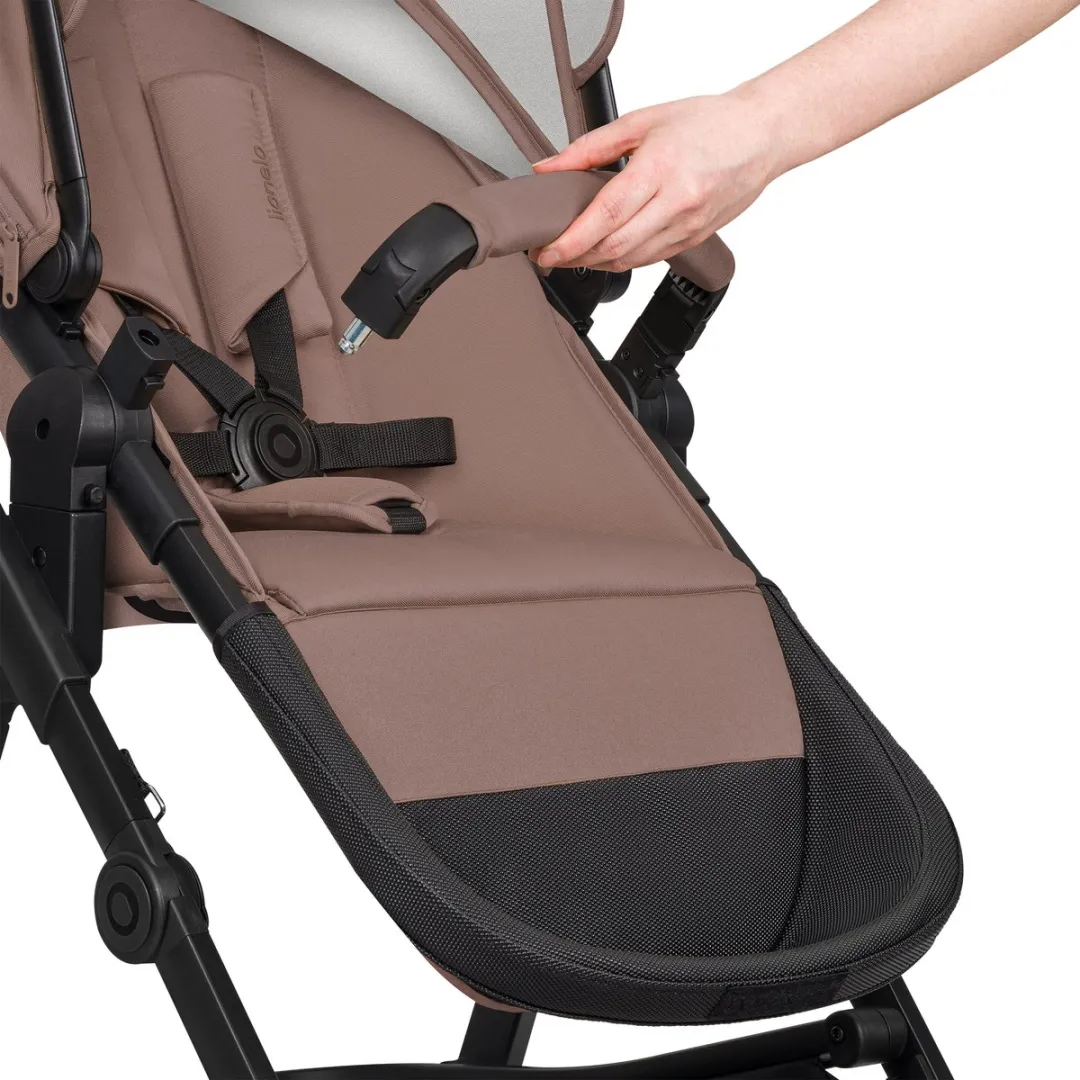 Lionelo Bianka Kinderwagen 3-in-1 - Reiswieg/Wandelwagen/Autostoel - 0-22kg - Beige Bruin