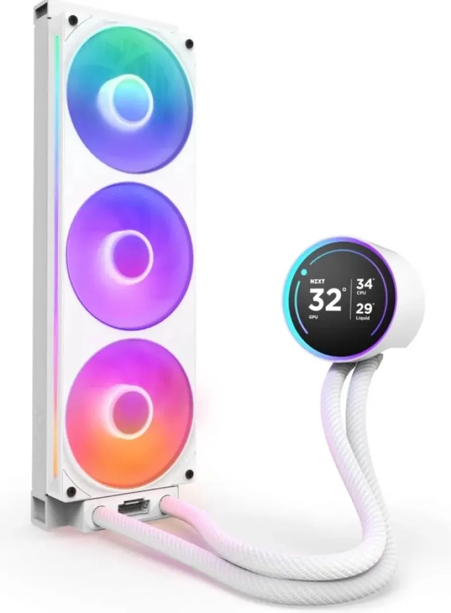 NZXT Kraken Elite 360 RGB 2024 RL-KR36E-W2 - Wit