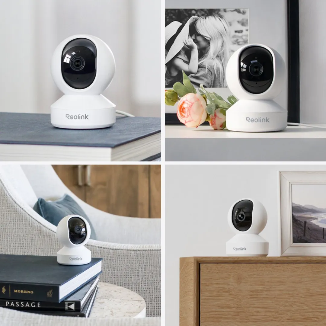 Reolink E1 Pro 2Pack Binnencamera - 5MP PT WiFi - Wit