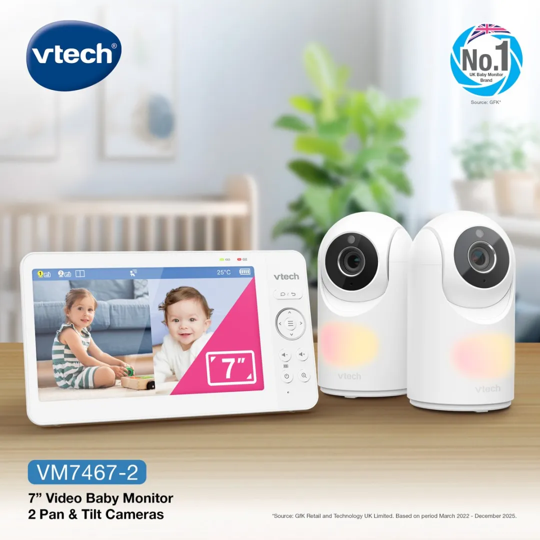 Vtech 7467-2 Babyfoon met 2 Camera's